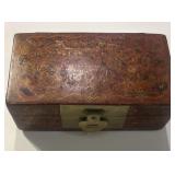 Chinese red lacquered box