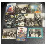 Group of 10 vintage Beatles trading cards