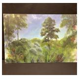 Signed oil on canvas painting