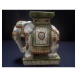 Vintage ceramic elephant plant stand