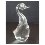 Steuben crystal duck figure