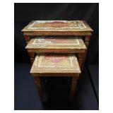 Vintage Italian Florentine nesting tables
