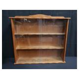 Vintage wall mounted display cabinet