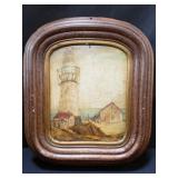 Mary Harrington oil painting on board