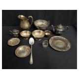 Group of silver plate