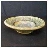 Mid-century Modern signed pottery bowl