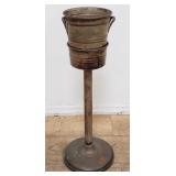Vintage 2-piece silver plate champagne ice bucket