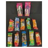 Group of vintage collectible Pez dispensers