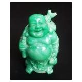 Faux jade composite Buddha figure