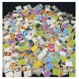 Group of Pokï¿½mon trading cards