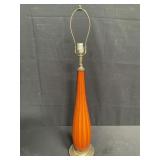 Vintage Murano glass teardrop table lamp