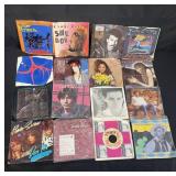 Group of vintage vinyl 45s