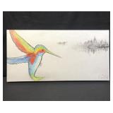 Signed oil on canvas painting