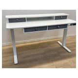 Modern electrified adjustable desk