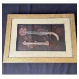 Framed stainless steel dagger
