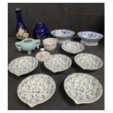 Group of China and porcelain dishes and vases