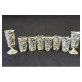 Lot of 925 silver shot glasses
