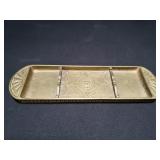 Tiffany studios unmarked bronze tray