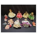 Group of vintage dolls