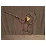 Frederic Weinberg style fencing wire wall