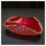 Vintage Murano style glass bowl