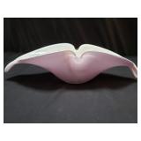 Vintage Murano style art glass center bowl