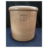 Vintage Douglass clay stoneware 4 gallon crock