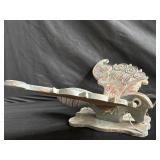 Vintage carved wood butterfly folk art