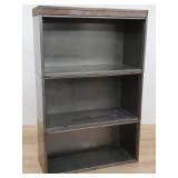 4-piece vintage industrial metal lawyers bookcase