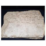 Plaster relief ancient Greek War ship