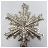 Gorham sterling silver snowflake ornament
