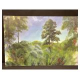 Signed oil on canvas painting