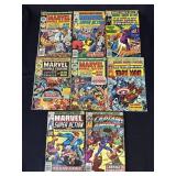 Lot of vintage Captain America comic books