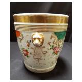 Antique hand painted porcelain planter