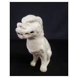 Vintage ceramic foo dog figurine