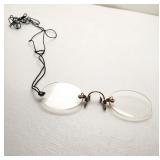 Antique 10k gold Pince-nez glasses