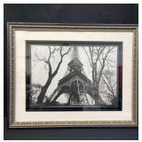 Framed Eiffel Tower print