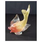 Murano style hand blown glass fish figure