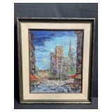 Signed Arnoldus Oldenhave oil painting on canvas
