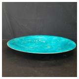 Mid century Modern enamel center bowl. hand