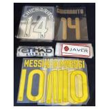 Lot of soccer jersey name sets