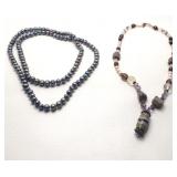 Gemstone beaded necklaces