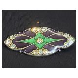 Catherine Popesco "France" Art Deco style brooch
