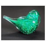 Hand blown bird figure