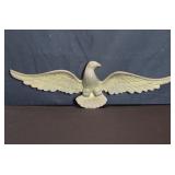 Vintage brass American bald eagle wall decoration
