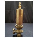 Vintage brass steam whistle