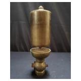 Vintage brass steam whistle