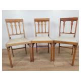 Set of Legomatic folding chairs