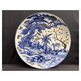 Large antique wall hanging Japanese Imari