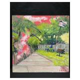 Signed oil on canvas painting by Elbert Price